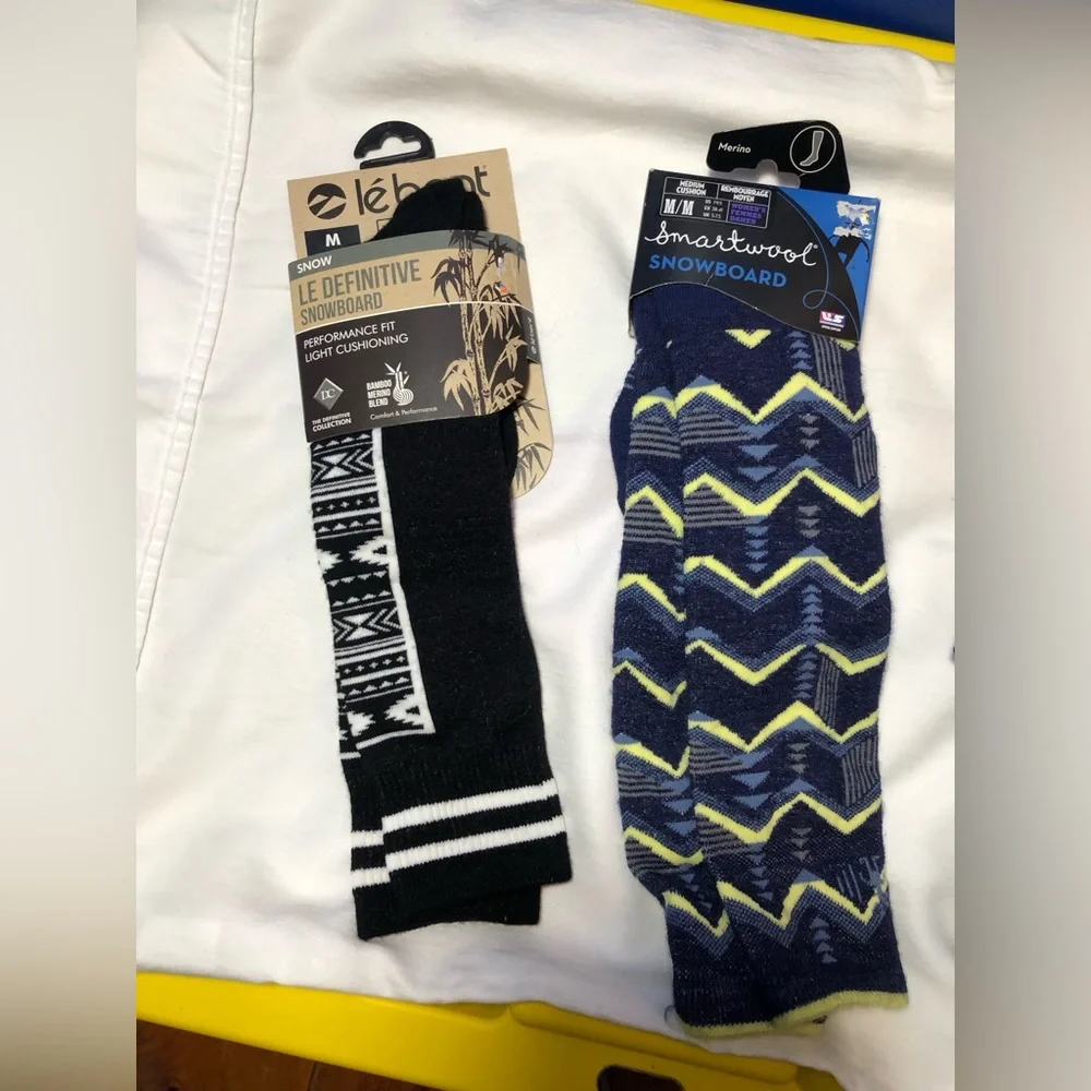 Smartwool & Le’ bent socks, size medium, NWT